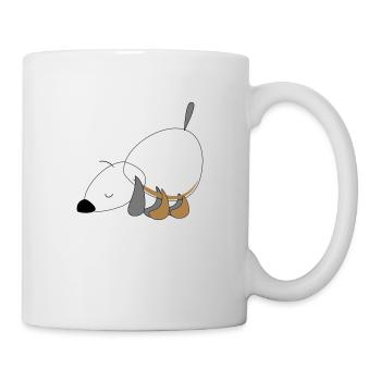 Chien - Mug blanc - blanc - Droite