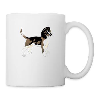 Chien - Mug blanc - blanc - Droite
