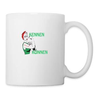 Die einen kennen mich die anderen können mich - Tasse - Weiß - Rechts
