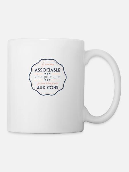 Associable femme - Mug blanc - blanc