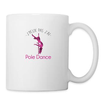 J'peux pas j'ai Pole Dance - Mug blanc - blanc - Droite