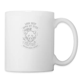 Loup! Odin! Thor! Patriot! - Mug blanc - blanc - Droite