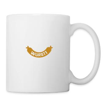 Les meilleures énonciations drôles de saucisse - Mug blanc - blanc - Droite