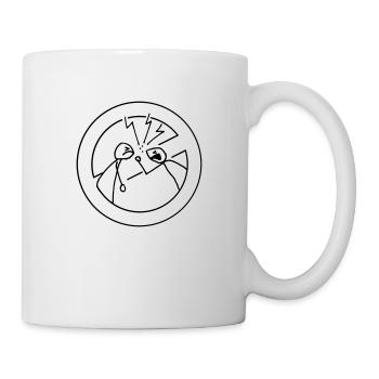 Streit Verbot - Tasse - Weiß - Rechts