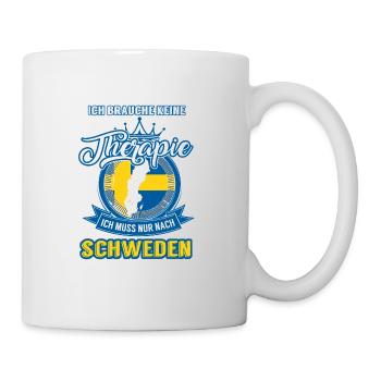 Therapie Schweden - Tasse - Weiß - Rechts