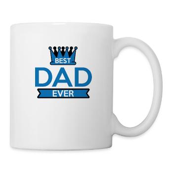 Vatertag: Best Dad Ever - Tasse - Weiß - Rechts