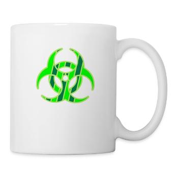 stripe_biohazard_3c - Tasse - Weiß - Rechts