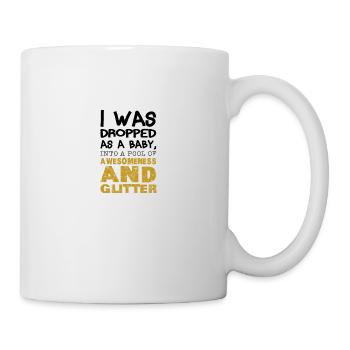 Dropped as a Baby - Tasse - Weiß - Rechts