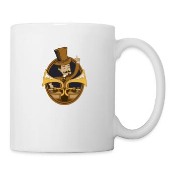 Retro dj vintage - Mug blanc - blanc - Droite