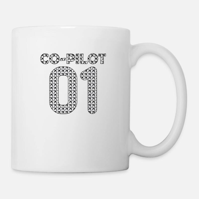 Co Pilot Queen Geschenk - Tasse - Weiß