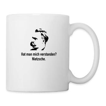 Nietzsche: Hat man mich verstanden? - Tasse - Weiß - Rechts