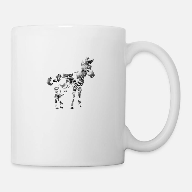 Zebra - Tasse - Weiß
