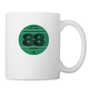Vignette automobile 1988 - Mug blanc - blanc - Droite