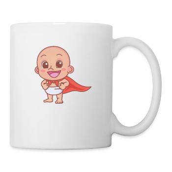Baby Hero - Tasse - Weiß - Rechts