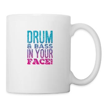 DRUM AND BASS - Tasse - Weiß - Rechts
