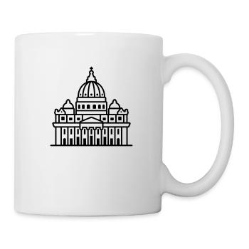 Home of Pontifex - Tasse - Weiß - Rechts