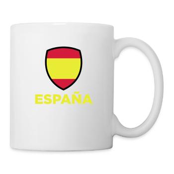 Drapeau national d'Espagne - Mug blanc - blanc - Droite
