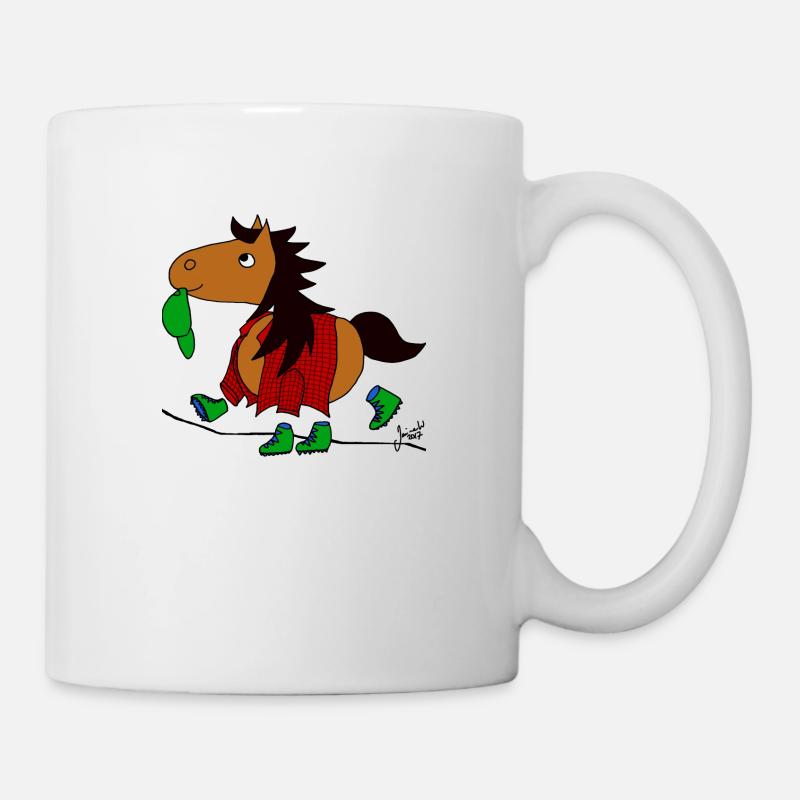 walking Pony - Mug - white