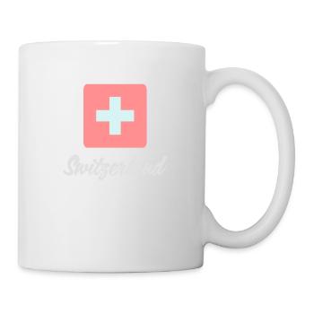 Drapeau national de la Suisse - Mug blanc - blanc - Droite