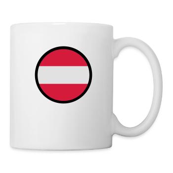 Marqué par l'Autriche - Mug blanc - blanc - Droite