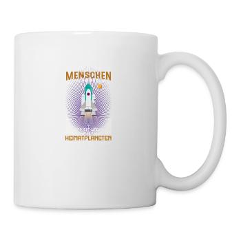 DAS MIT DEN MENSCHEN HABE ICH WIRKLICH VERSUCHT! - Tasse - Weiß - Rechts