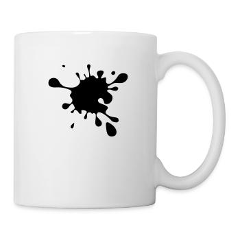 Splash BLOB Simmental paint dirty dirt - Mug - white - Right