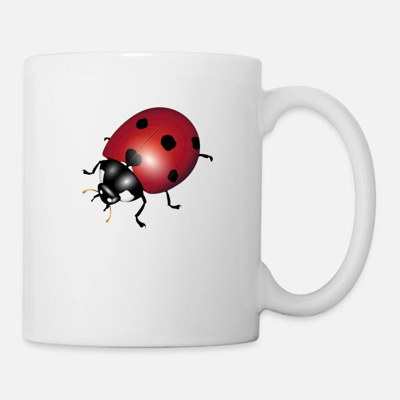 Coccinelle - Mug blanc - blanc