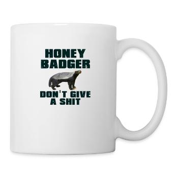 Honig-Dachs geben nicht ein Bumsen - Tasse - Weiß - Rechts