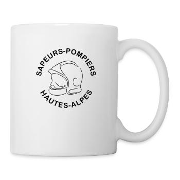 sapeurs-pompiers hautes-a - Mug blanc - blanc - Droite