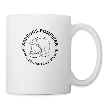 sapeurs-pompiers alpes-de-haute-provence - Mug blanc - blanc - Droite