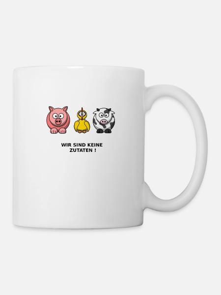 Keine Zutaten - Tasse - Weiß