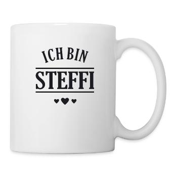 Ich bin Steffi - Tasse - Weiß - Rechts