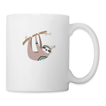 tribal sloth - Mug - white - Right