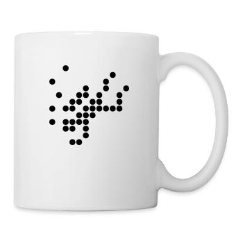 Taucher Punkte Sport - Tasse - Weiß - Rechts