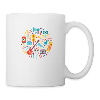 Musical Instruments Funny Musician Shirt Gift - Mug - white - Right