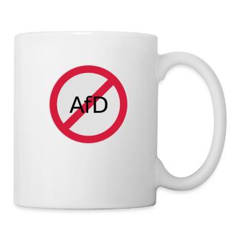 Stop Afd - Tasse - Weiß - Rechts