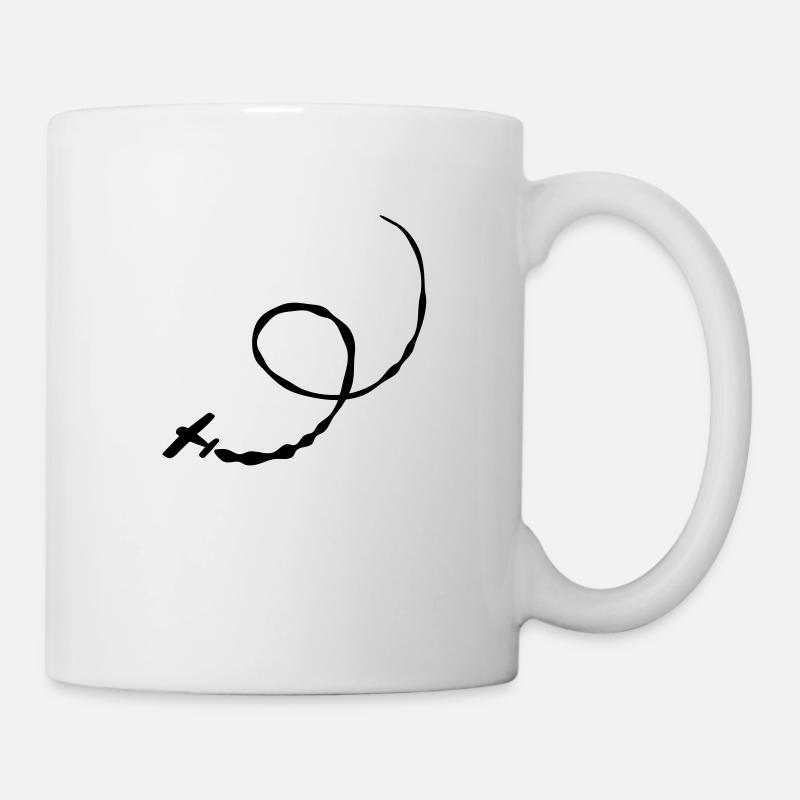 Stunt Flugzeug - Tasse - Weiß