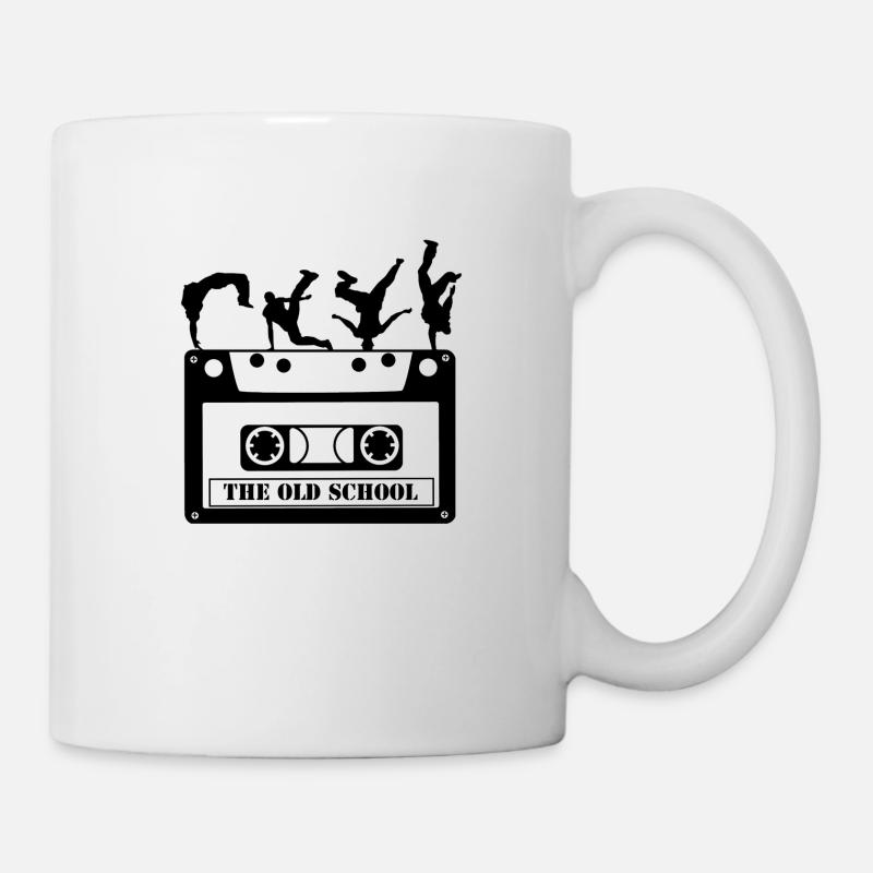 old school - Tasse - Weiß
