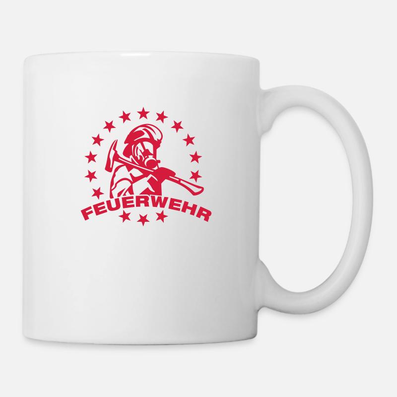FEUERWEHR - Tasse - Weiß