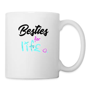 Besties for life - Tasse - Weiß - Rechts