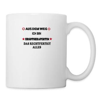 Ergotherapeutin - Tasse - Weiß - Rechts