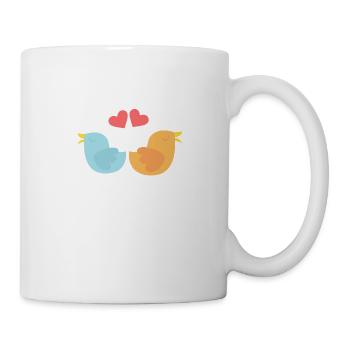 Ich liebe dich, ich liebe dich. - Tasse - Weiß - Rechts