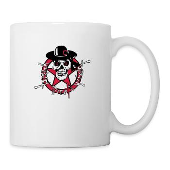 general breizhor tete de mort crane breizh pirate - Mug blanc - blanc - Droite