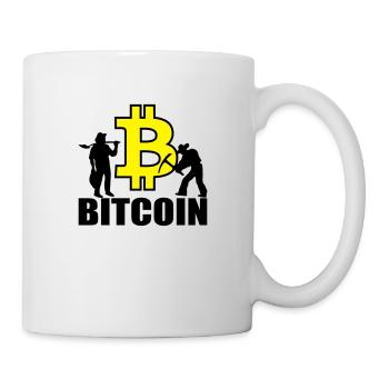 Bitcoin Satoshi Nakamoto - Tasse - Weiß - Rechts