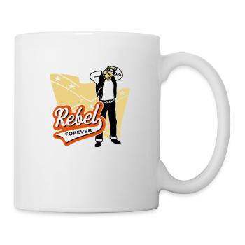 Rebel forever - Tasse - Weiß - Rechts