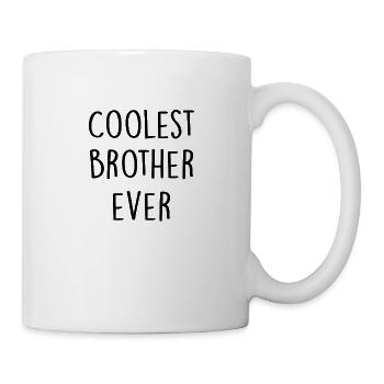Der coolste Bruder aller Zeiten - Tasse - Weiß - Rechts