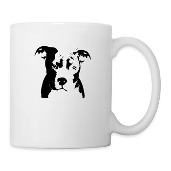 Pitbull_Puppy_2 - Tasse - Weiß - Rechts