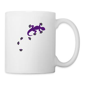 Gecko - 2c - Tasse - Weiß - Rechts