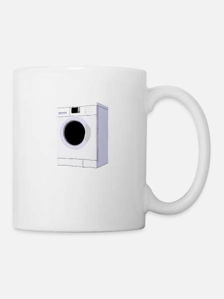 Waschmaschine - Tasse - Weiß