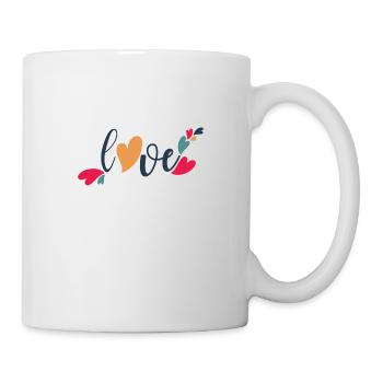 love - Tasse - Weiß - Rechts